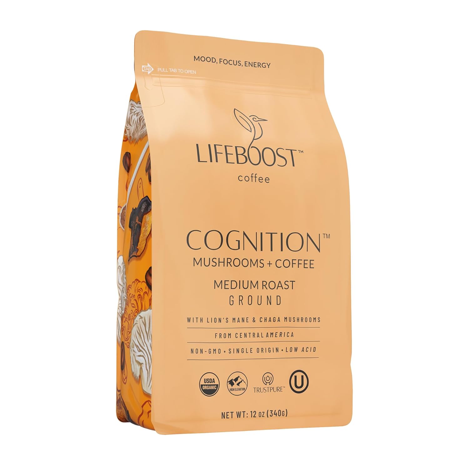 Lifeboost Mushroom Coffee Medium Roast